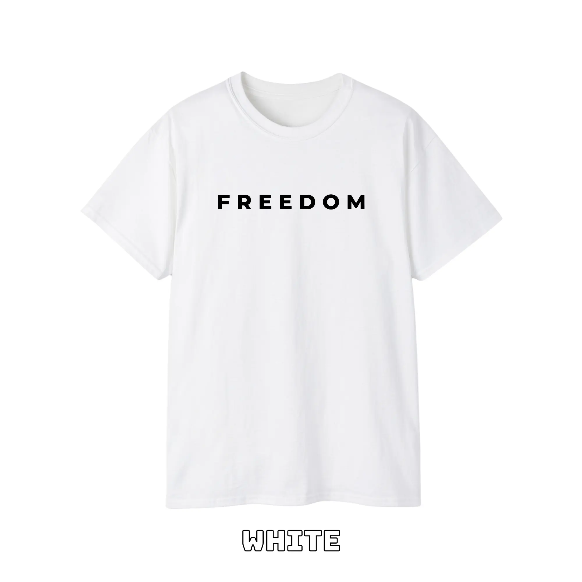 Freedom Graphic T-Shirt – Patriotic Conservative Political Tee, Unisex Casual Shirt