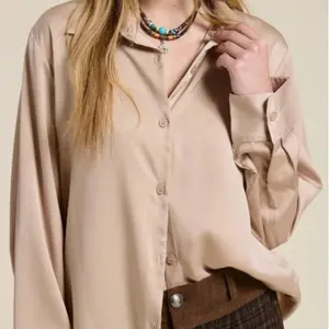 Silky Button Down Blouse