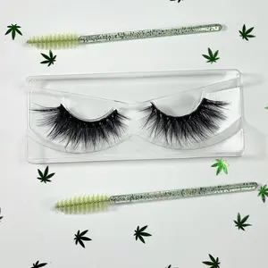 Zuukies - 3D Mink Eyelashes - Fluffy Soft False Eyelash, Dramatic Thick Curly Cross Fake Eye Lashes Extension, Cosmetic Tool, Cruelty Free eye makeup