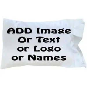 Customize Pillowcase, Create Your Own Name or Photo Pillow case, Custom Text and Photo Pillowcases, Personalized with Your Name, Custom Gift Idea, Birthday Christmas Basket Gift idea