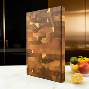 1 Piece Thick Layered Rosewood Cutting Board, Large Size, Dual-Sided Use, Chef-Quality Kitchen Chopping Block, Durable Rectangular Design