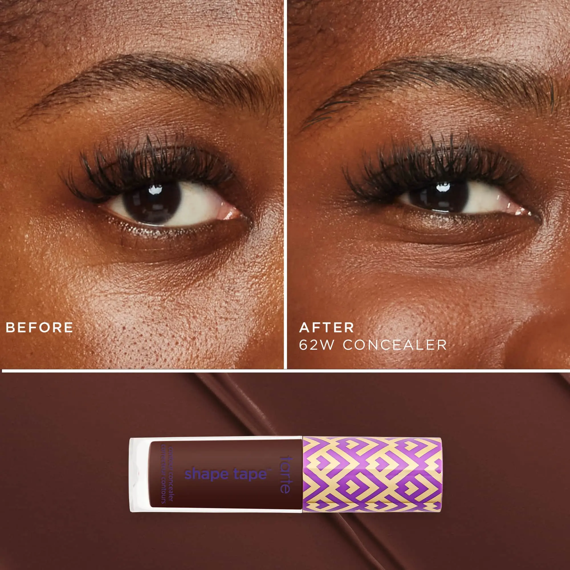 62W + medium-tan peach