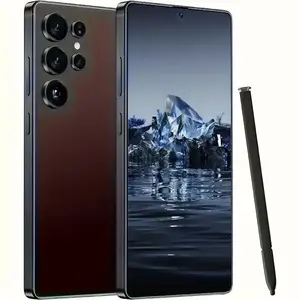 2025 New S25 Ultra Smartphone 5G Phone, Android 14, 6800mAh/12GB+512GB/6.8 Inch Monitor/108MP+48MP Camera/Dual SIM/Built-in Pen/GPS, Fast Charging, Fingerprint Unlock, Facial Recognition, Full Set Of Accessories, Ideal Gift