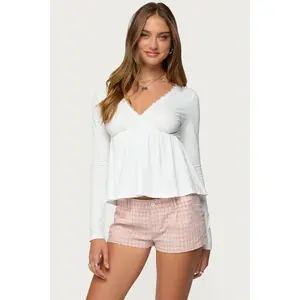 Kenzie Long Sleeve Babydoll Top