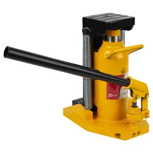 GARVEE Toe Jack Lift Hydraulic Machine Floor Jack, 10T on Toe Jack Lift, 20T on Top Lift Jack with Manual Hand Pump, Hydraulic Toe Jack Heavy Duty Truck Travel Trailer Repair, Lift Capacity 10-20Ton