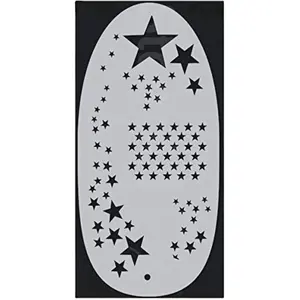 STENCIL1FX Star Witness Stencil Eye Makeup Stencil for Costumes, Dress Up, Halloween, Cosplay, Arts, Face Painting