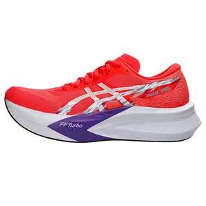ASICS Magic Speed 4 Men's Low-Top Racing Running Shoes with FF Blast Cushioning and ASICSGRIP Rubber Trending Shoes, House White Official Shoes to Get / Maison Mihara