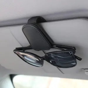 Magnetic Eyeglass Holder Car Sun Visor Mount, Premium Velvet Grip, Anti-Slip Magnetic Eyewear Organizer, Easy Snap-On