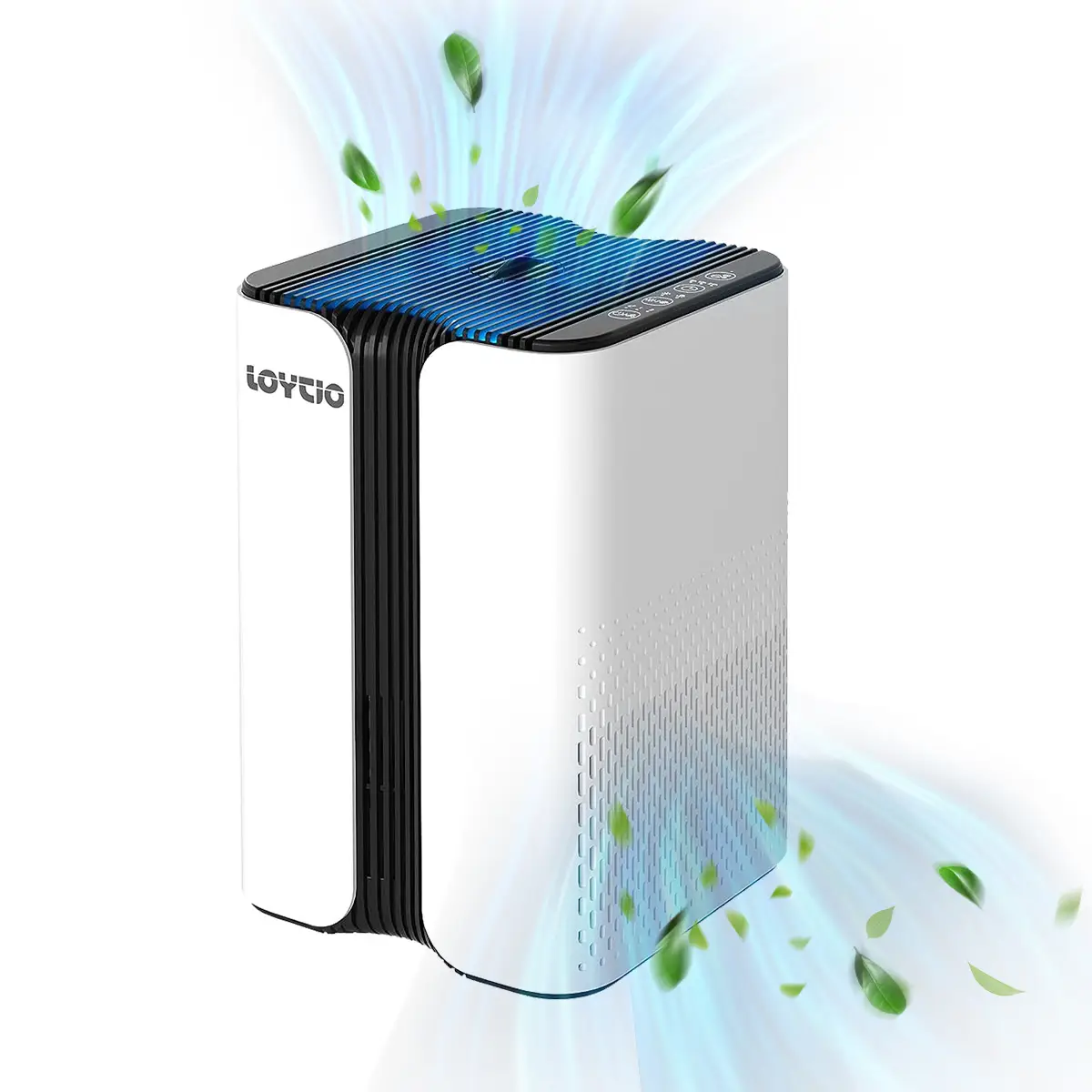 Loytio Portable Air Purifiers,H13 HEPA Filter Protable Air Purifier with USB Cable,Covers Up to 400 Sq.ft Room,Pet Dander with Fragrance Sponge