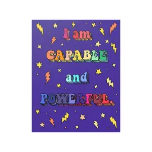 I Am Capable and Powerful - 11 x 14 Art Print by Equality Education
