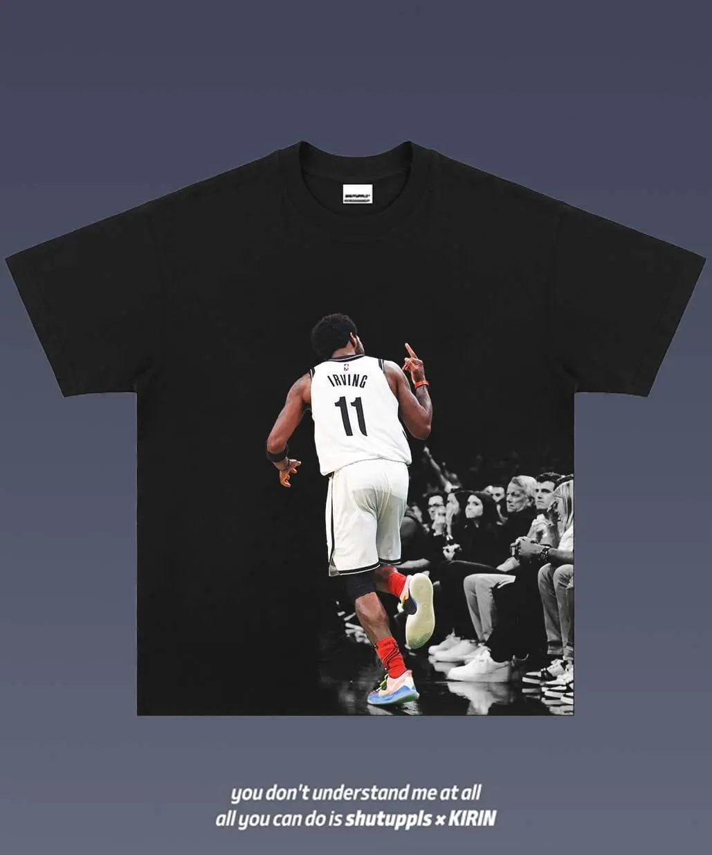 Kyrie Irving Inspired Vintage Basketball Graphic T-Shirt, Retro Streetwear Sports Tee, Basketball Culture Apparel