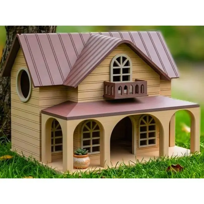 Meadowview Manor Luxury Architectural Birdhouse – 3D Printed
