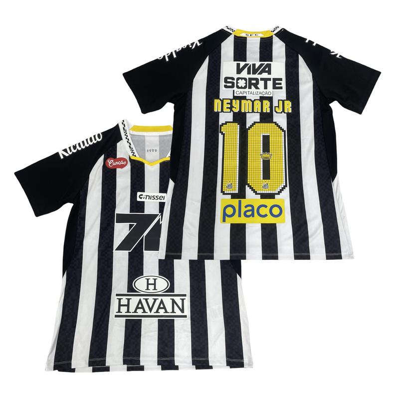 FC Home Neymar JR #10 White Breathable Quick Dry Soccer Jersey 24/25 Season