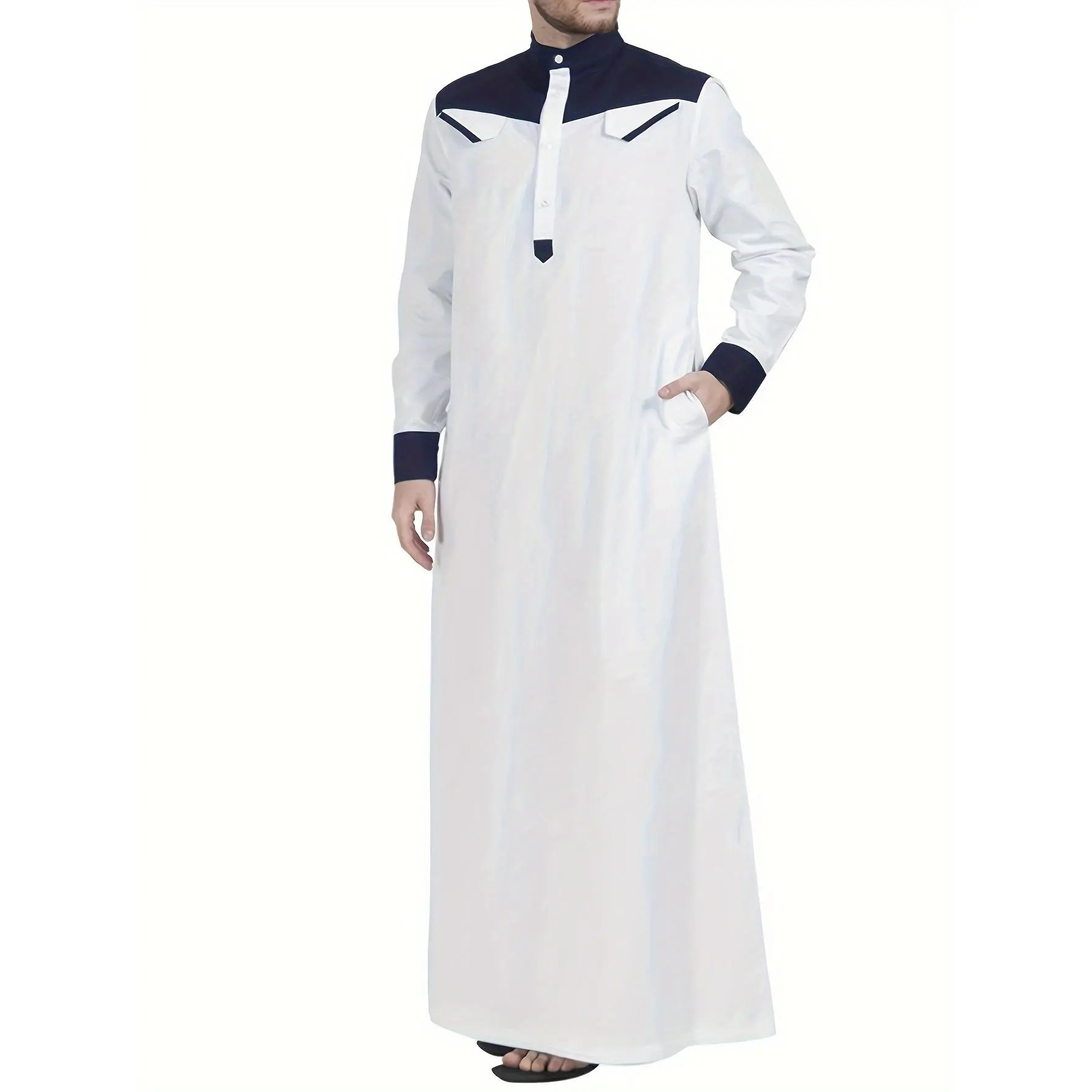 For Men in Dubai, Colorful Middle Eastern Patchwork Djellaba, Muslim Style Clothing