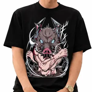 Inosuke T-Shirt Demon Slayer Kimetsu No Yaiba Anime Manga Graphic Unisex T-Shirt