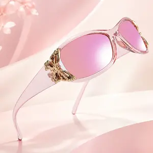 Polarized Sports Fishing Sunglasses for Men Women, UV400 Protection Wrap Around Butterfly Design Goggles for Fishing, Driving, Cycling & Outdoor Activities