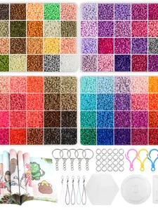 950g Multi-Series Melt Beads Kit, 3D Pixel Puzzle Heat Transfer Beads, DIY Craft Decorations, Birthday Party Gifts, Multicolor Bulk Supplement Set