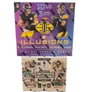 NFL Break 004 - Pick Your Team: 2022 Panini - 1x Illusions Hobby & 1x Contenders Hobby - High Standard Breaks for Sports Collectors