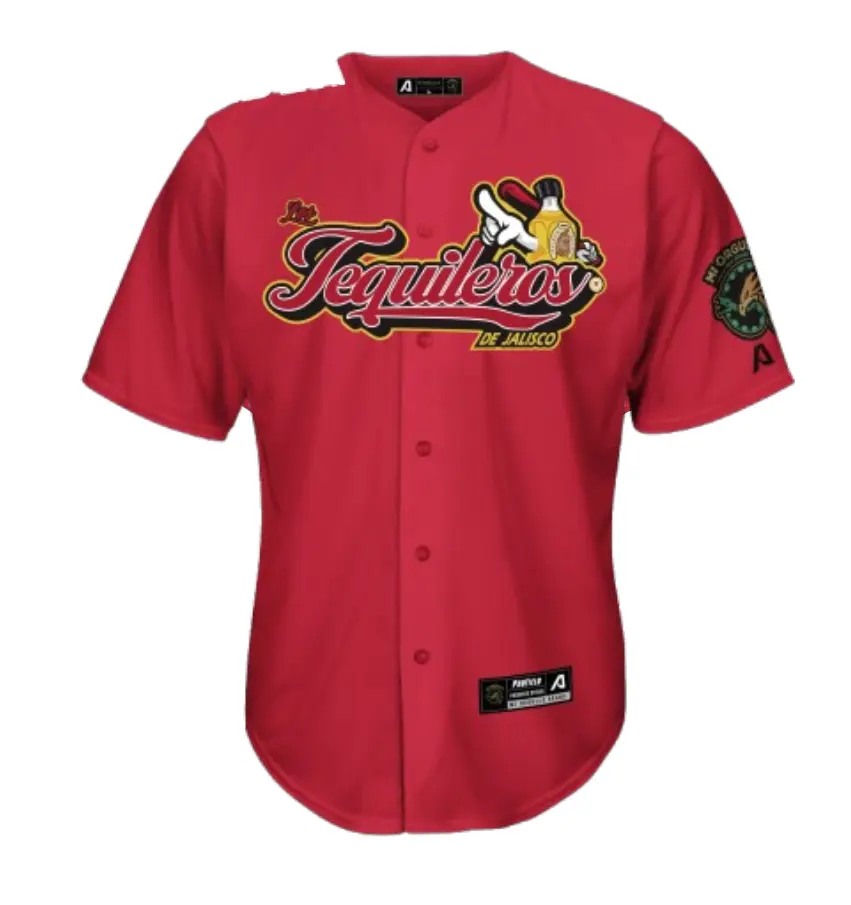 [RED] TEQUILEROS DE JALISCO BASEBALL JERSEY