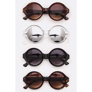 Mix Tint Round Sunglasses