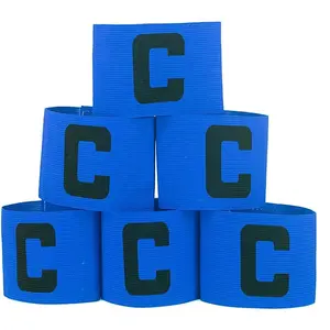 Captain's Armband Soccer Football Rugby Captain Armbands for Youth and Adult,Anti-Drop Design - Pack of 6