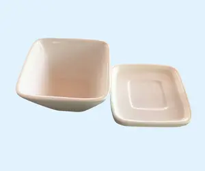 Contemporary Porcelain Dip Bowl with Lid/Tray