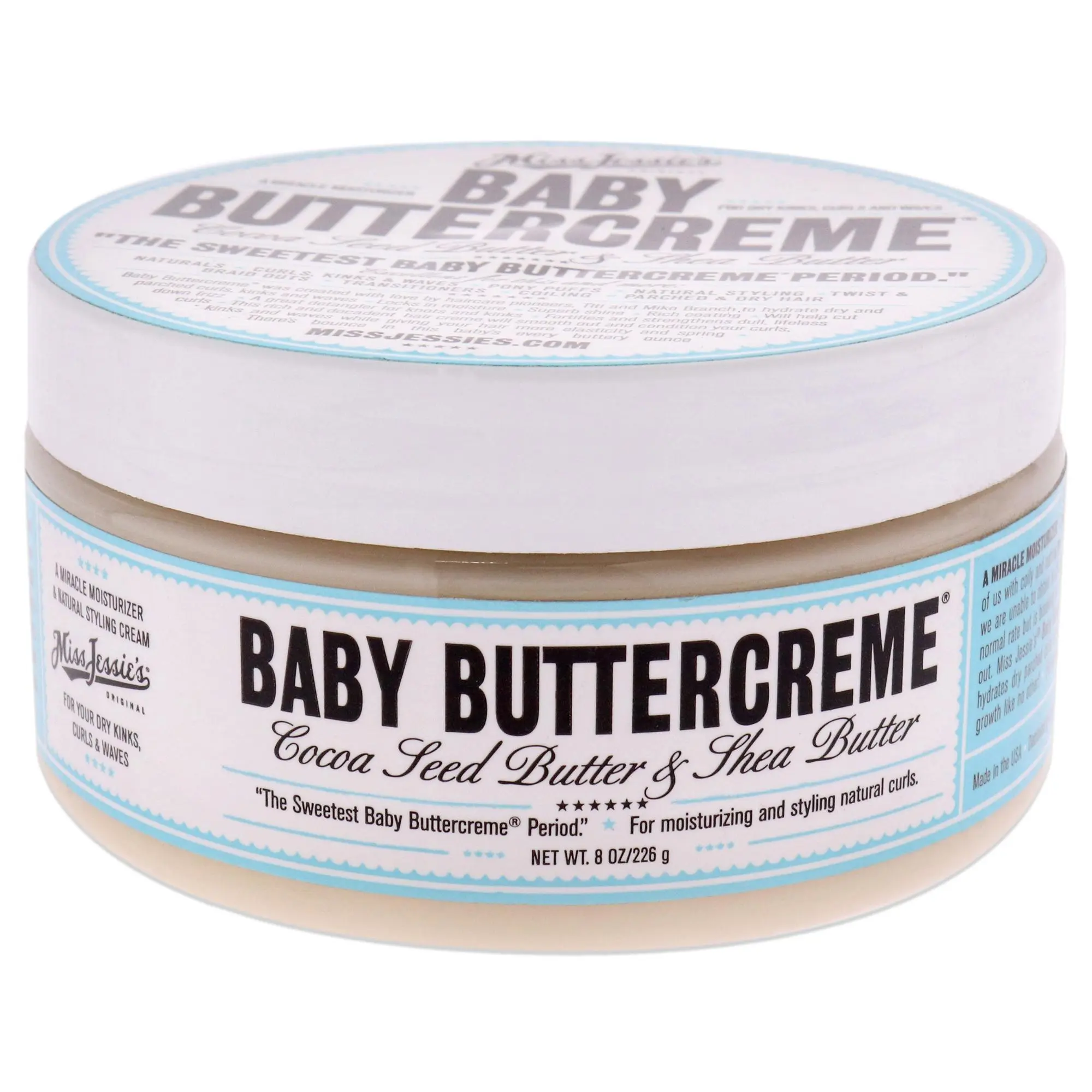 Miss Jessies Baby Buttercreme Unisex Cream - 8oz, 8 oz container