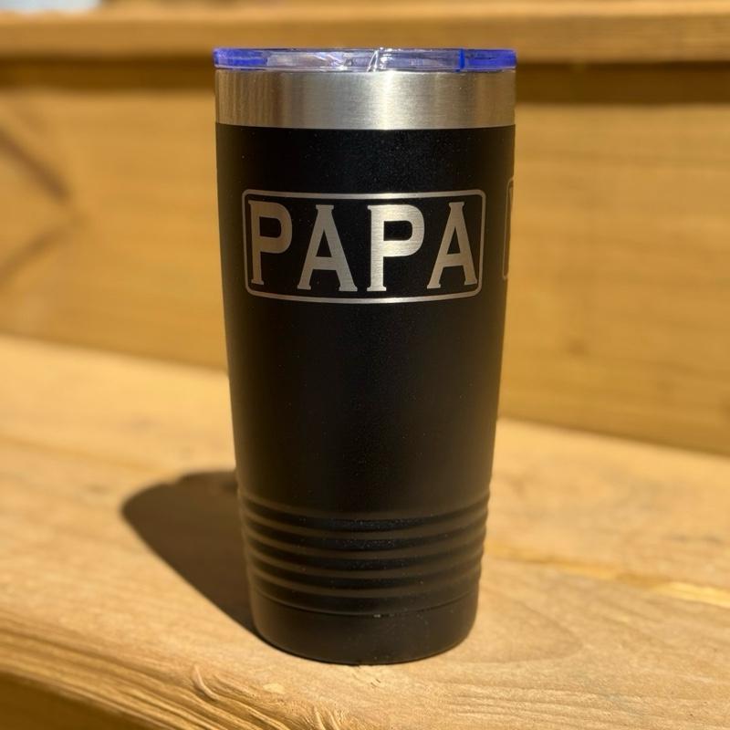 20 oz, laser engraved tumbler, Nana, yaya, Mimi, papa, pawpaw, pops, Gigi