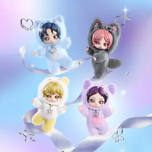 (cat1238) POP MART aespa Fluffy Club Series Vinyl Plush Doll Pendant