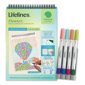 Lifelines | FlowArt | Trace-By-Letter, Pack Your Bags