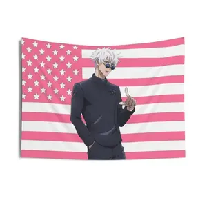 Gojo Satoru Jujutsu Kaisen tapestry Cotton Decor Decorative Light