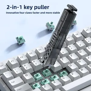2-in-1 Mechanical Keyboard Keycap Puller, Key Switch Keycap Puller, Easily Remove and Replace Keyboard Switches and Keycaps