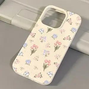 Phone Case - Tulip Bouquet, suitable for iPhone 17/16/15/14/13/12/11/X/XS/XSMAX, fashionable and trendy protective case, suitable as a Valentine's Day gift for friends, family, or girlfriend