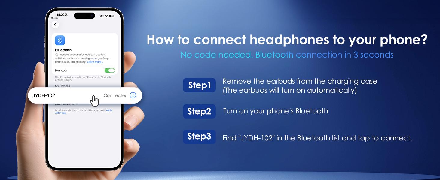 JEJ AI intelligent Headphones:Translate 112 Languages in Real-Time, AI Meeting Analysis, Noise Reduction for Office/Sports/Commute