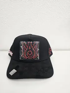 Red and black Big Boss hats