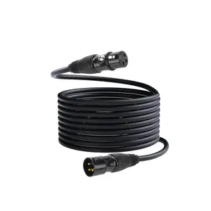 LMBGM Professional XLR Microphone Cable, Lossless Noise-Free Audio & Anti-Oxidation Design, Features Dual Strain Relief for Bend Resistance, Equipped with Standard REAN Connectors, Ideal for TikTok Live Streaming, Podcasting, ASMR, Home Studios, and Live