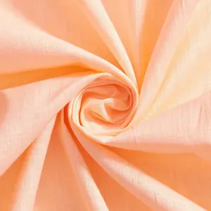 Coral Shirting Broadcloth—Poly Cotton Blend Fabric—Sold by the Yard