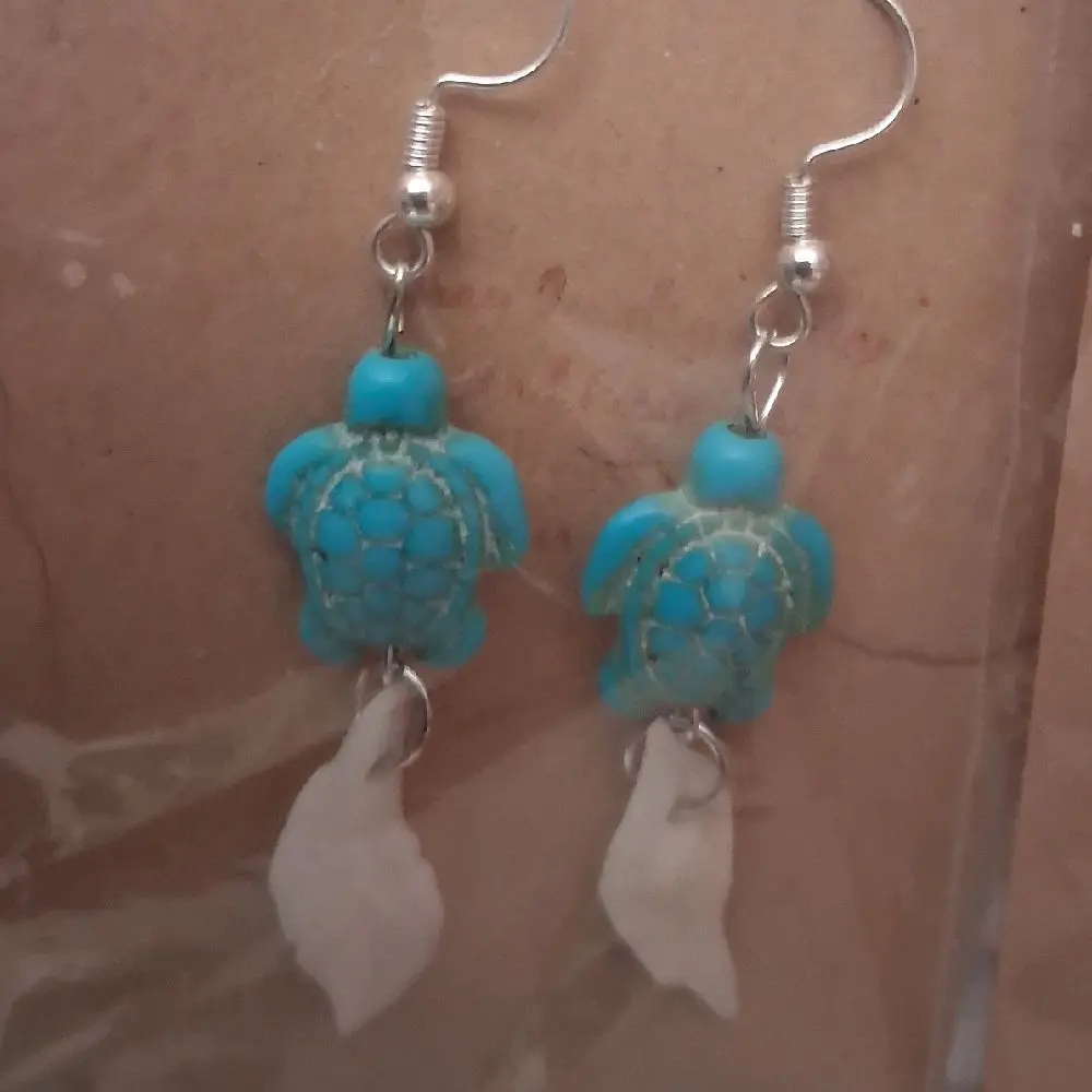 Handmade Alligator gar scale earrings