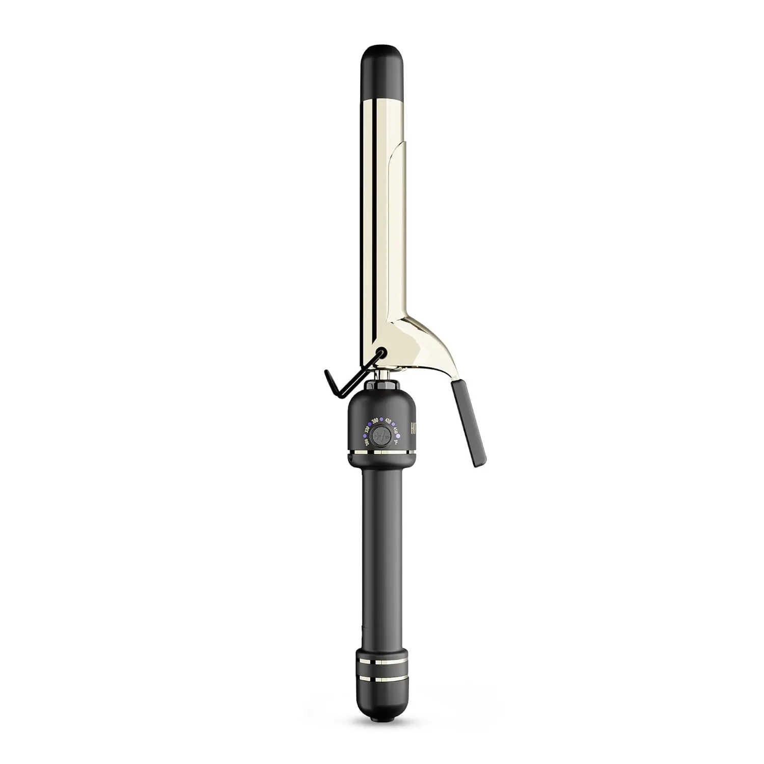 HOT Tools 24K Gold Professional 1" Extended Barrel Curling Iron with Clamp for Bouncy Curls, Faster Styling, Less Damage & Long-Lasting Results