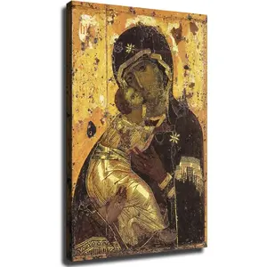 Artel Russ-Pantochrator Jesus Christ Print Poster Canvas Print Wall Art Paintings Canvas Wall Decor Home Decor Living Room Decor Aesthetic (12x8inch)