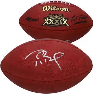 Tom Brady New England Patriots Autographed Super Bowl XXXIX Football - Fanatics Authentic Certified
