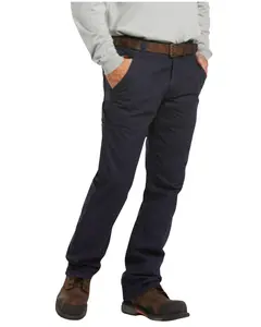 Ariat Men's Fr M4 Navy Workhorse Bootcut Work Jeans Big - 10019623-Big