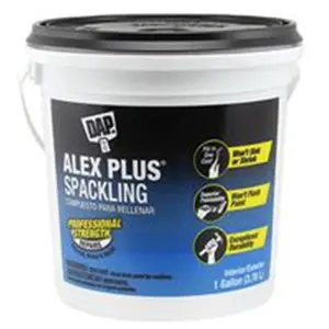 DAP 1 Gal Flexible Fill Spackling Tub, Ideal for Boat Crack Repair