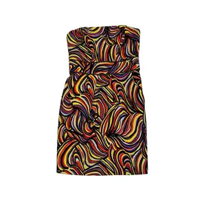 Milly - Multicolor Strapless Dress Sz 0