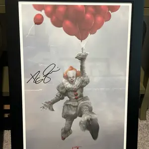 Bill Skarsgård Signed “IT Chapter Two” Limited Edition 16x24 Print by Ann Bembi – #96/100 – Celebrity Authentics Certified & Framed