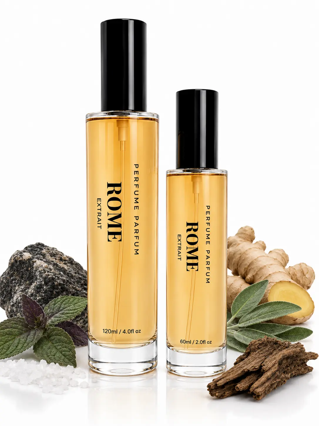 Rome | Extrait de Parfum | Woody Aromatic & Amber | Luxury Inspired Scent | 60ml-120ml