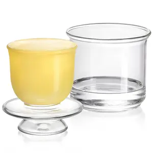 Butter Crock, Elegant Crystal Glass French Butter Dish for Fresh Spreadable Butter, Butter Keeper, Glass Butter Keeper to Leave On Counter, Transparent