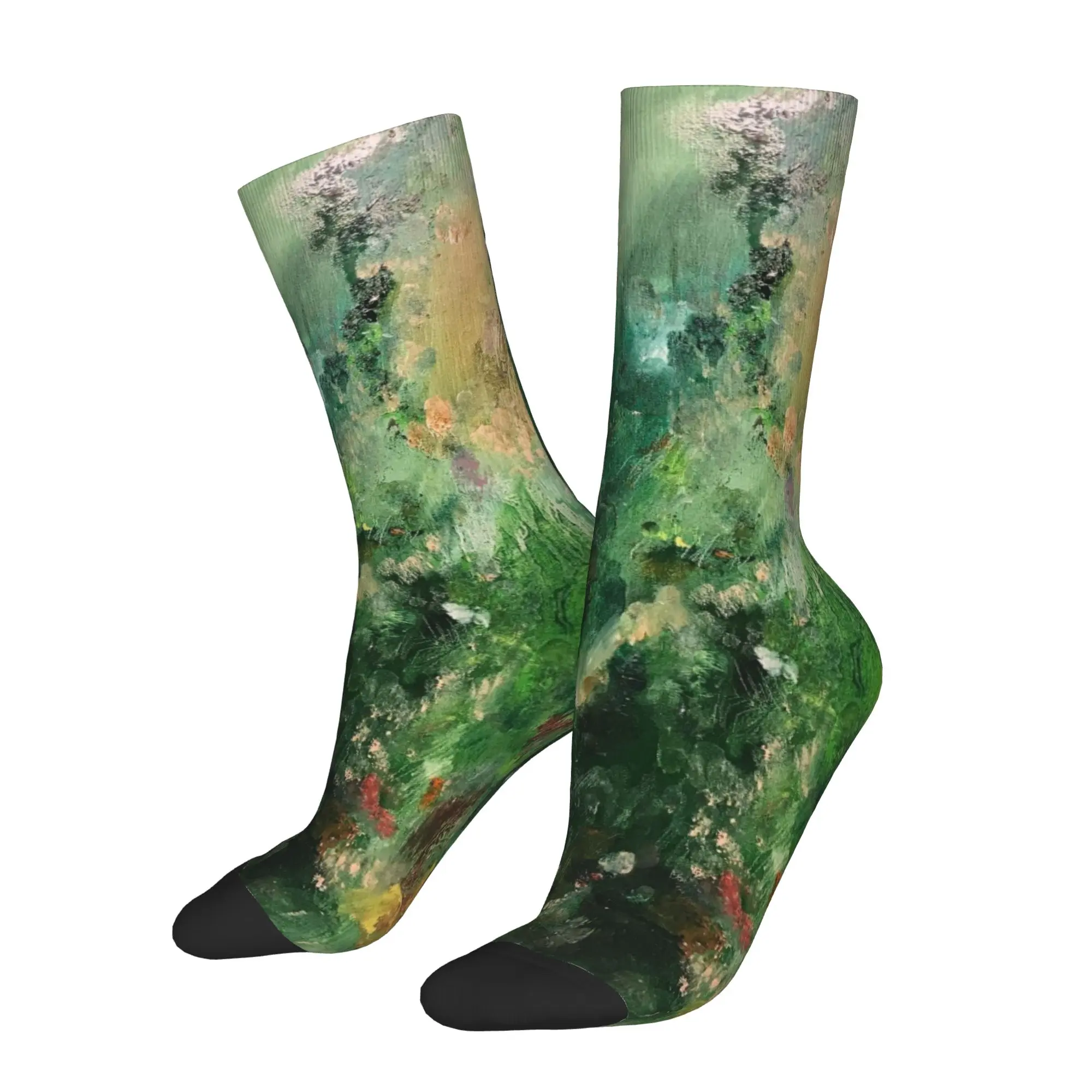 Custom Abstract Art Socks - 3D Printed Mid-Calf Socks, Limited Edition Artist Design, Your Own Design Welcome, Unisex Artistic Socks for Men & Women, Unique Gift Idea