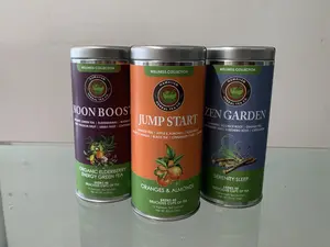 Organic Herbal Wellness Teas 3 Pack Collection Almond Oranges Jumpstart Elderberry Energy Green Tea Zen Garden Ashwagandha Serenity Sleep