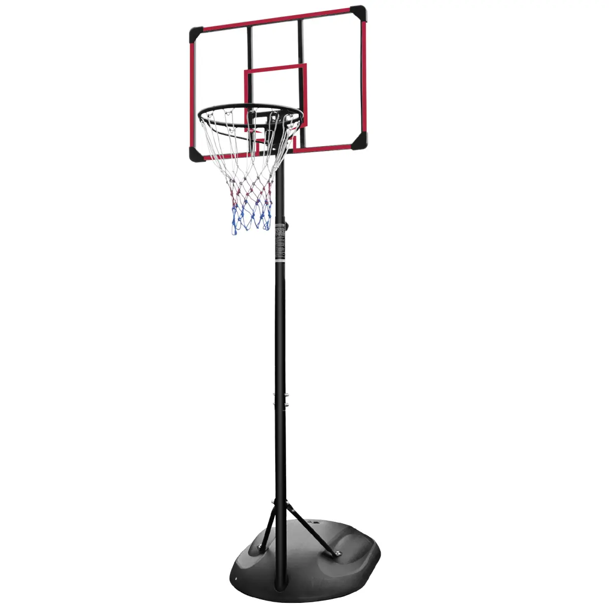 Aobtkel Portable Basketball Hoop System Stand, Height-Adjustable 7.5ft-9.2ft, 32in Backboard with Wheels for Youth & Adults, Indoor Outdoor Basketball Goal, Basket Ball Hoop